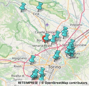Mappa Via Zulian, 10078 Venaria Reale TO, Italia (9.164)