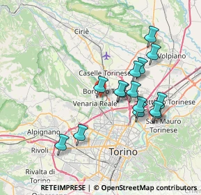 Mappa Via Zulian, 10078 Venaria Reale TO, Italia (6.79867)