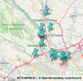 Mappa Via Zulian, 10078 Venaria Reale TO, Italia (3.45643)
