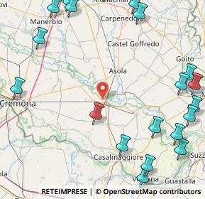 Mappa Via per Castelfranco, 26034 Drizzona CR, Italia (25.283)