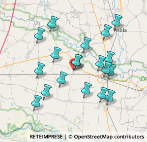 Mappa Vicolo Rustico, 26038 Torre De' Picenardi CR, Italia (7.11053)