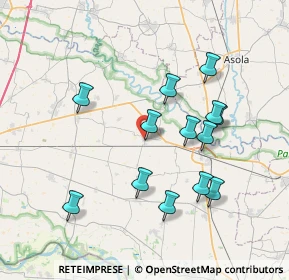 Mappa Vicolo Rustico, 26038 Torre De' Picenardi CR, Italia (7.14154)