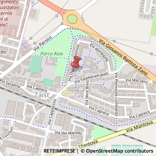Mappa Via D. Solomos, 5, 26100 Cremona CR, Italia, 26100 Cremona, Cremona (Lombardia)