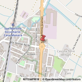 Mappa Via Antonio Gramsci, 34, 27028 San Martino Siccomario, Pavia (Lombardia)