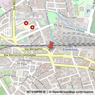 Mappa Via Bergamo, 5, 26100 Cremona, Cremona (Lombardia)