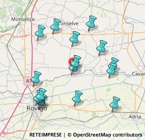 Mappa Via Olimpiadi, 35022 Anguillara Veneta PD, Italia (8.12938)