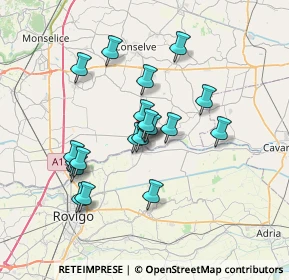 Mappa Via Olimpiadi, 35022 Anguillara Veneta PD, Italia (5.9555)