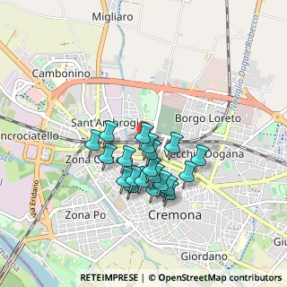 Mappa Piazza delle Tranvie, 26100 Cremona CR, Italia (0.7075)