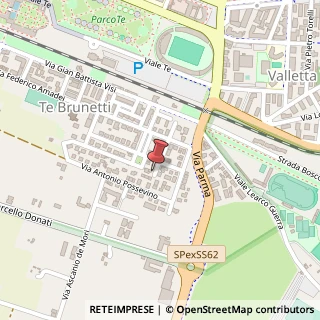 Mappa Via Francesco Tonelli, 14, 46100 Mantova, Mantova (Lombardia)