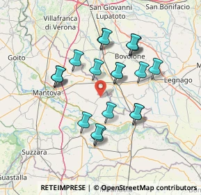 Mappa Via I Maggio, 46039 Villimpenta MN, Italia (12.801)