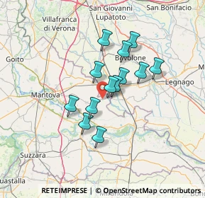 Mappa Via del Lavoro, 46039 Villimpenta MN, Italia (10.24)