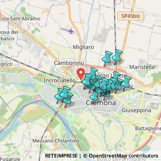Mappa Via Costantino Lazzari, 26100 Cremona CR, Italia (1.4175)