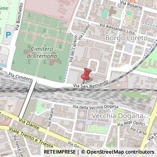 Mappa Via S. Bernardo 35/B, 26100 Cremona CR, Italia, 26100 Cremona, Cremona (Lombardia)