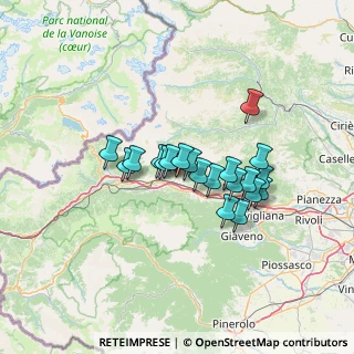 Mappa Via Roma, 10050 Bruzolo TO, Italia (10.099)