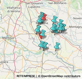 Mappa Via del Donatore, 37060 Gazzo Veronese VR, Italia (11.085)