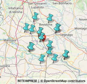 Mappa 37060 Gazzo Veronese VR, Italia (11.54778)