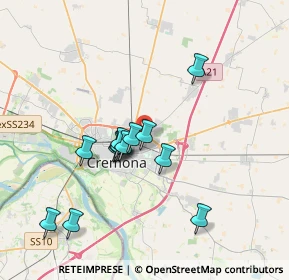 Mappa Via Villa Angiolina, 26100 Cremona CR, Italia (3.20615)