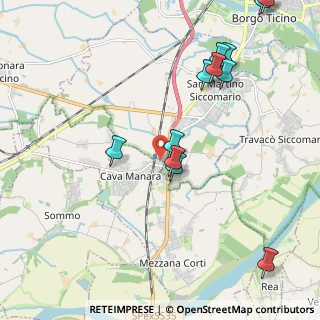 Mappa Via P. Borsellino, 27028 San Martino Siccomario PV, Italia (2.42833)