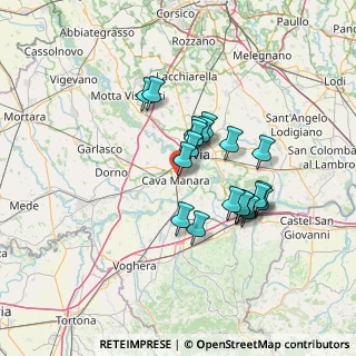 Mappa Via P. Borsellino, 27028 San Martino Siccomario PV, Italia (11.3855)