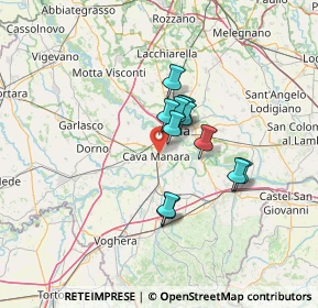 Mappa Via P. Borsellino, 27028 San Martino Siccomario PV, Italia (9.08167)