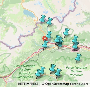 Mappa 10050 Giaglione TO, Italia (8.377)
