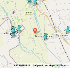 Mappa Via Brancon, 37060 Gazzo Veronese VR, Italia (3.41)
