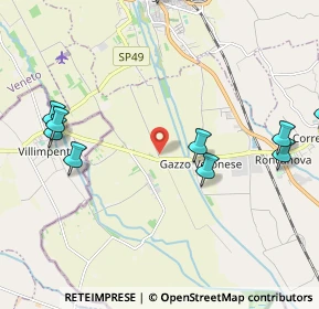 Mappa Via Brancon, 37060 Gazzo Veronese VR, Italia (2.79667)