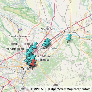 Mappa Piazza caduti sul Lavoro, 10036 Settimo Torinese TO, Italia (7.828)