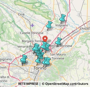 Mappa 10071 Mappano TO, Italia (6.58667)