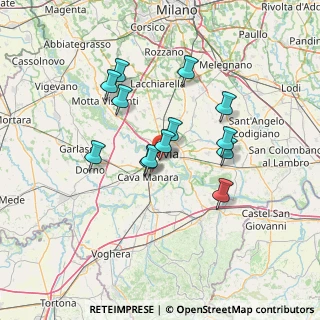 Mappa Viale Giulietti, 27100 Pavia PV, Italia (11.63462)