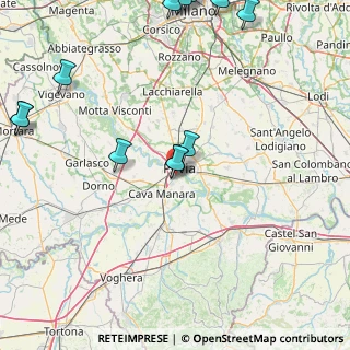 Mappa Viale Giulietti, 27100 Pavia PV, Italia (24.94333)