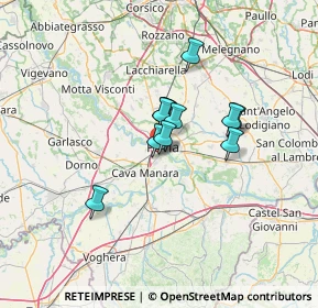 Mappa Via Giuseppe Maria Giulietti, 27100 Pavia PV, Italia (8.57273)