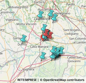 Mappa Via Giuseppe Maria Giulietti, 27100 Pavia PV, Italia (10.8625)