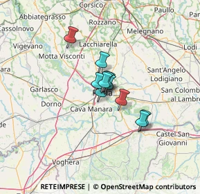 Mappa Via Giuseppe Maria Giulietti, 27100 Pavia PV, Italia (6.85)