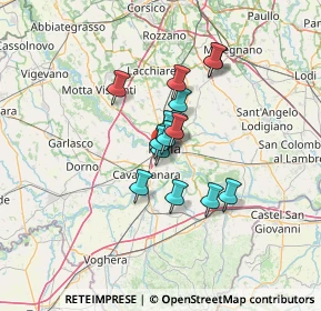 Mappa Via Giuseppe Maria Giulietti, 27100 Pavia PV, Italia (8.79333)