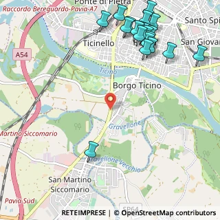 Mappa Viale Giulietti, 27100 Pavia PV, Italia (1.448)
