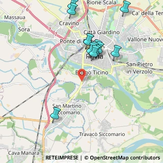 Mappa Viale Giulietti, 27100 Pavia PV, Italia (2.08538)