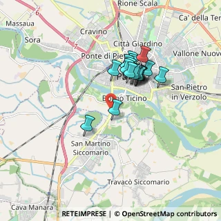 Mappa Viale Giulietti, 27100 Pavia PV, Italia (1.40263)