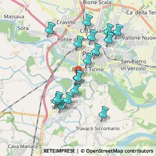 Mappa Viale Giulietti, 27100 Pavia PV, Italia (1.86765)