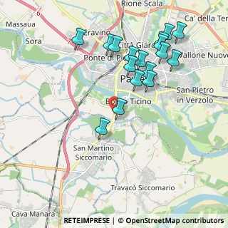 Mappa Viale Giulietti, 27100 Pavia PV, Italia (2.06235)