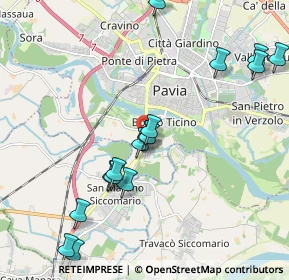 Mappa Via Giuseppe Maria Giulietti, 27100 Pavia PV, Italia (2.2325)