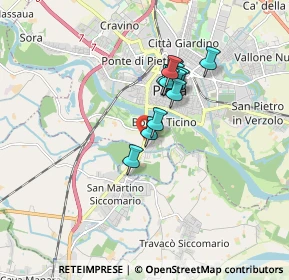 Mappa Via Giuseppe Maria Giulietti, 27100 Pavia PV, Italia (1.21167)