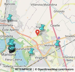 Mappa Strada Ghisiolo, 46100 Mantova MN, Italia (3.0485)