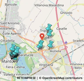 Mappa Strada Ghisiolo, 46100 Mantova MN, Italia (2.627)