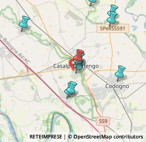 Mappa Via El Greco, 26841 Casalpusterlengo LO, Italia (4.02583)