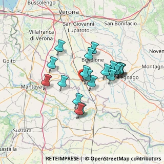 Mappa Via Guglielmo Marconi, 37054 Nogara VR, Italia (11.4035)