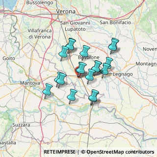 Mappa Via Guglielmo Marconi, 37054 Nogara VR, Italia (10.094)