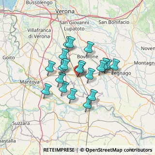 Mappa Via Guglielmo Marconi, 37054 Nogara VR, Italia (10.321)