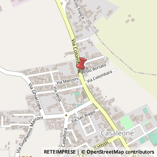 Mappa Via Colombara, 14, 37052 Casaleone, Verona (Veneto)