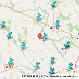 Mappa Via Montello, 27020 Alagna PV, Italia (6.86389)